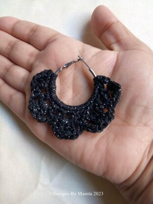 Chaand Baaliyan Earrings Crochet Pattern