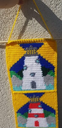 Lighthouse crochet tapestry charts