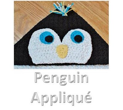 Penguin Face Applique