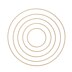 Rico Design Metal Ring Gold - 0,3x10x10 cm