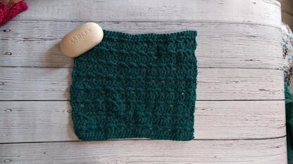 Double Crochet Lace Washcloth
