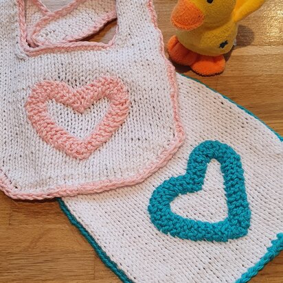 Heart Baby Bib