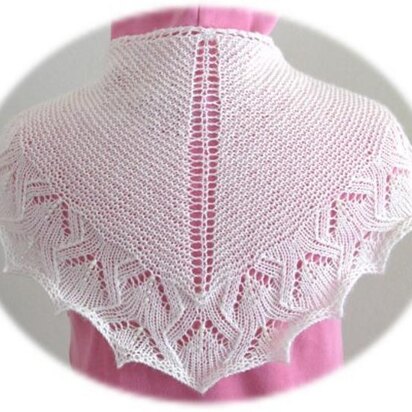 K760-Daylily Shawlette - knitting pattern