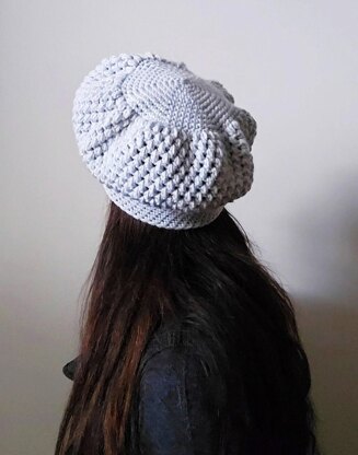 Brimmed Tam Puffed Hats