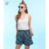Simplicity 8651 Learn to Sew Pull on Shorts - Paper Pattern, Size A (6-8-10-12-14-16-18)