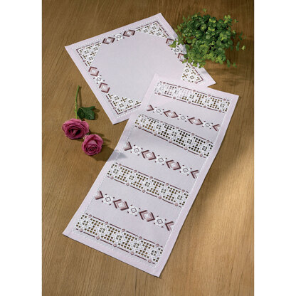 Permin Hardanger Cross Stitch Kit - 30cm x 72cm