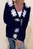 SNOWFLAKE CARDIGAN English USA & Dutch