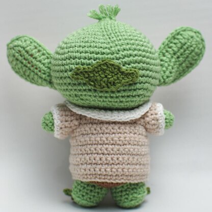 Baby Yoda Stitch amigurumi crochet doll