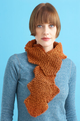 Williamsburg Scarf in Lion Brand Homespun - 90266AD