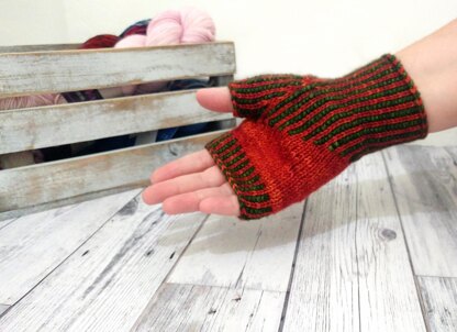 All Angles Fingerless Mittens