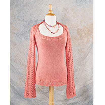 156 Sunrise Camisole - Free Knitting Pattern for Women in Valley Yarns Southwick