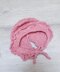 Baby Bonnet with Frill Trim PDF Knitting Pattern, 0-12 months