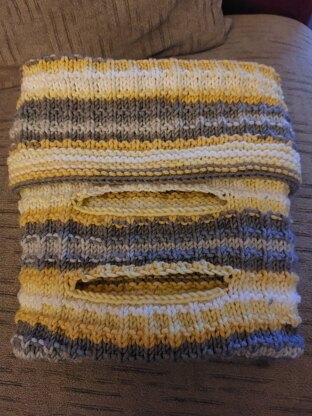 Waffle style car seat blanket