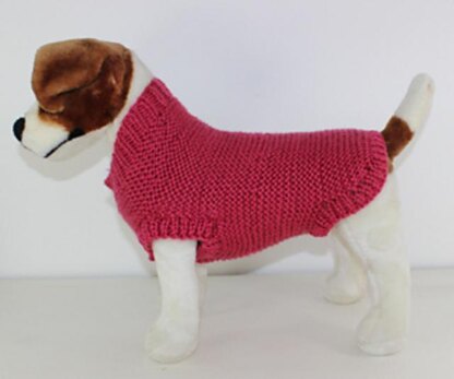 Chunky Garter Stitch Dog Coat