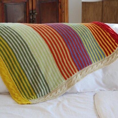 Super Striped Baby Blanket