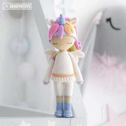 Friendy Emily the Unicorn Doll by AradiyaToys