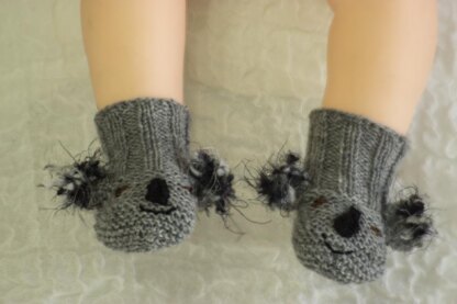 Koala Baby Booties In Four Sizes