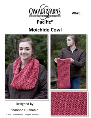 Moichico Cowl  in Cascade Yarns Pacific - W620 - Downloadable PDF