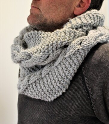 Mens Storm Cable Cowl