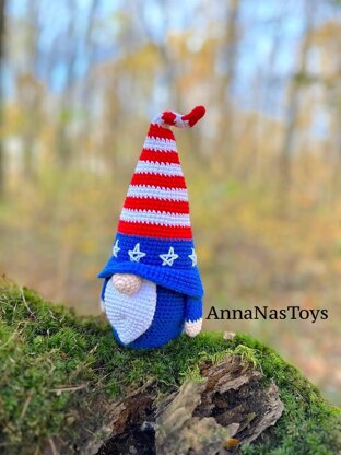 Patriotic gnome USA (boy2)