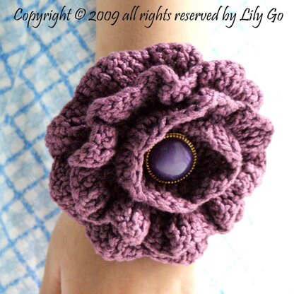 No-Seaming Crocheted Flower