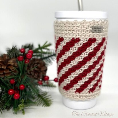 Peppermint Cup Cozy