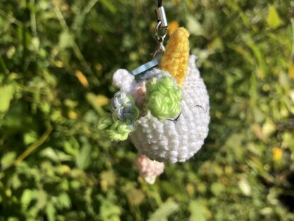 Unicorn Head Keychain