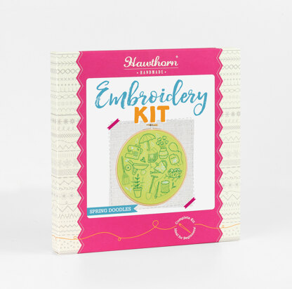 Hawthorn Handmade Spring Doodles Embroidery Kit