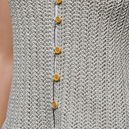 Belle Button Front Vest