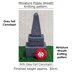 Knitted wreath and FELT Cenotaph