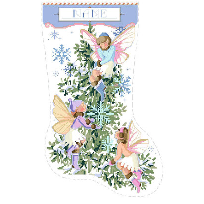 Fairies Christmas Stocking - PDF