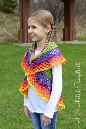 Girls Butterfly Mandala Vest