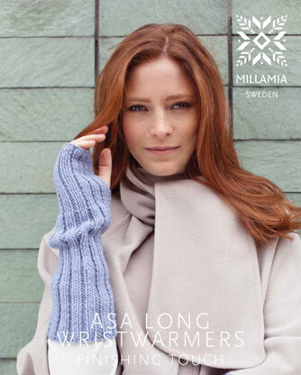 Asa Wristwarmer in MillaMia Naturally Soft Aran - Downloadable PDF