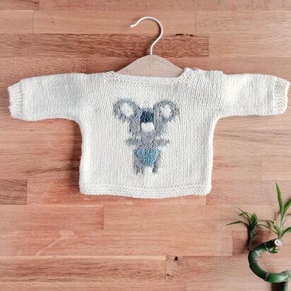 Koala baby sweater