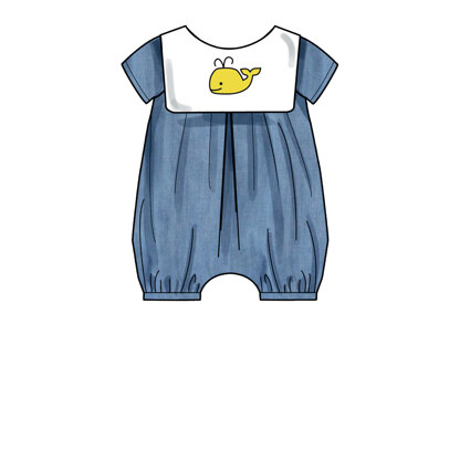 Simplicity Babies' Rompers S9484 - Sewing Pattern