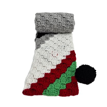 Snowman Scarf C2C