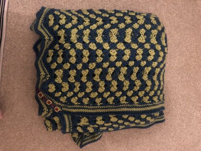 Granny goes Ripple Blanket