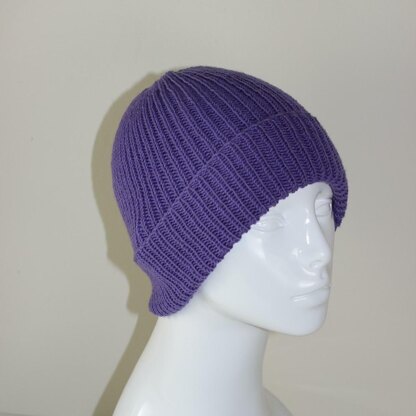 4 Ply Unisex Rib Beanie Hat