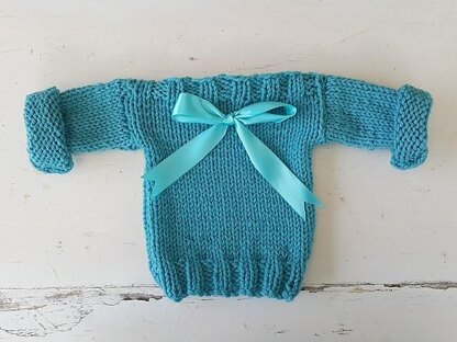 Easy Newborn Sweater