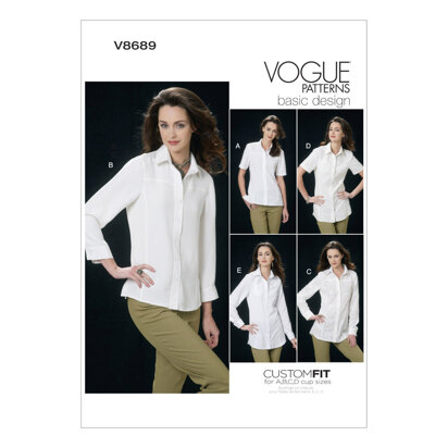 Vogue Misses' Shirt V8689 - Sewing Pattern