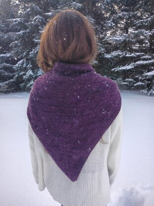 Northern Lights Triangle Headscarf