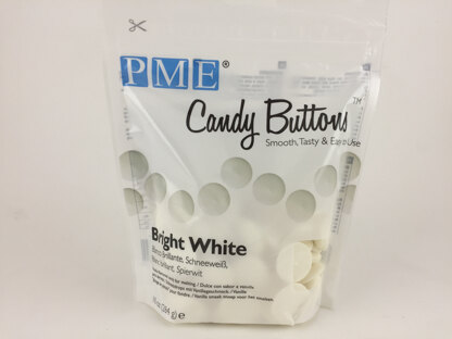 PME Cake Candy Buttons - Black/White (280g / 10oz)