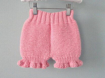 Knitting Baby Cardigan Garter Stitch Baby Bloomers