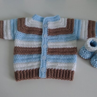 Striped Baby Cardigan