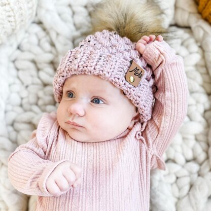 Pebble Puff Stitch Hat