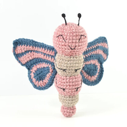 Ava The Butterfly in Lion Brand Wool Ease - M22281WE - Downloadable PDF