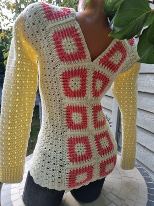 Crochet elegant sweater