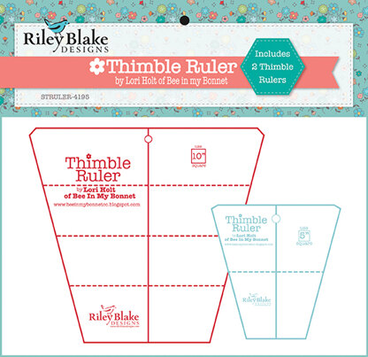 Riley Blake Thimble Rulers Set (5in & 10in)
