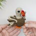 Crochet Turkey Amigurumi Pattern PDF: Thanksgiving Crochet Pattern, Easy Ornament Tutorial