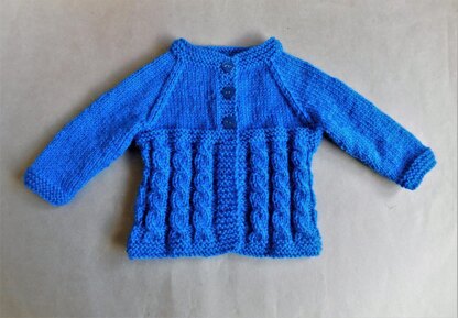 Freddie Cabled Baby Jacket